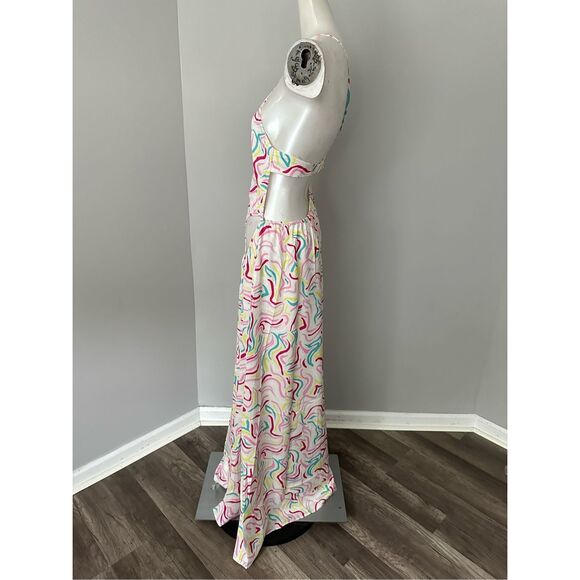 NWT FOR LOVE & LEMONS PALMER MAXI DRESS SIZE S $269 - Picture 10 of 16